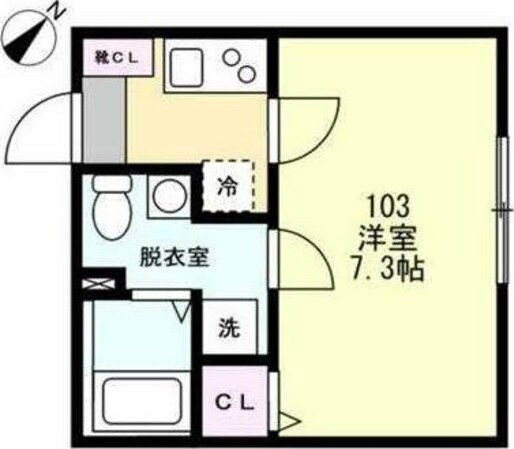 （仮称）昭和新築アパートの物件間取画像